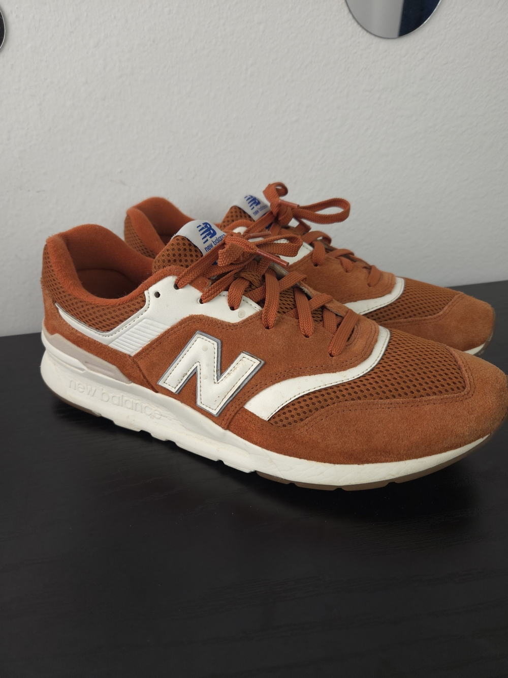 New Balance 997H Rust Oxide Orange Cream Men's Size 11.5 D Sneaker CM997HTG